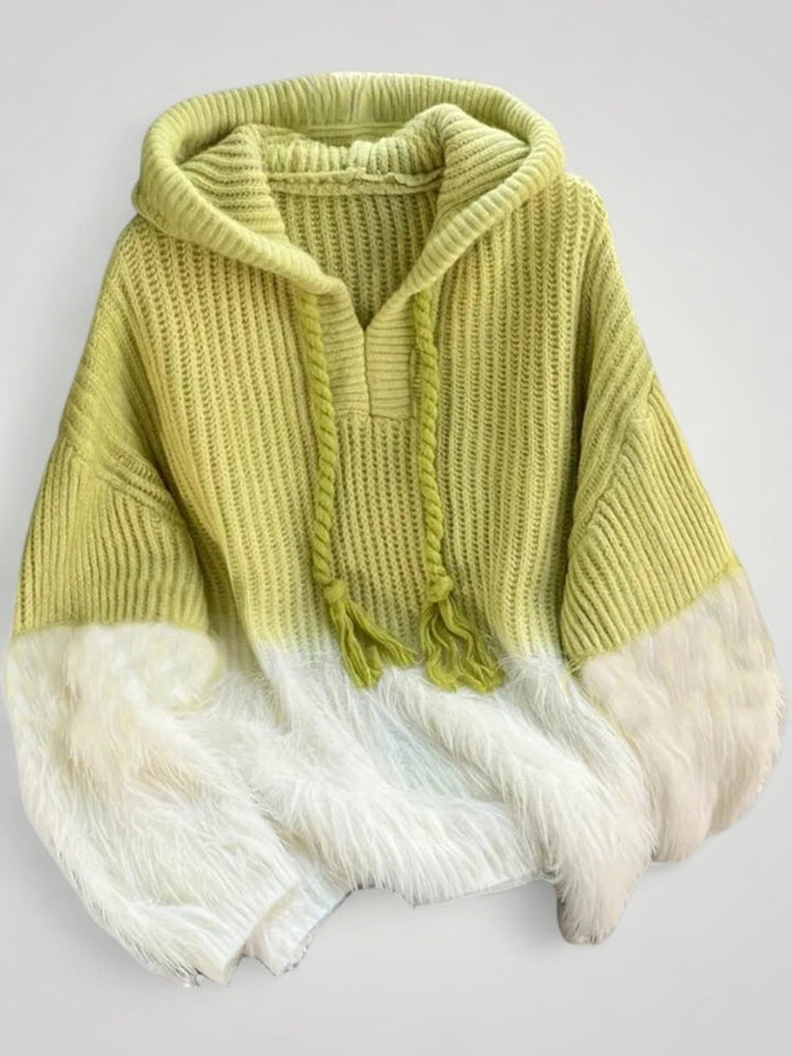 Silke | Eleganten pulover s kapuco za stil in udobje