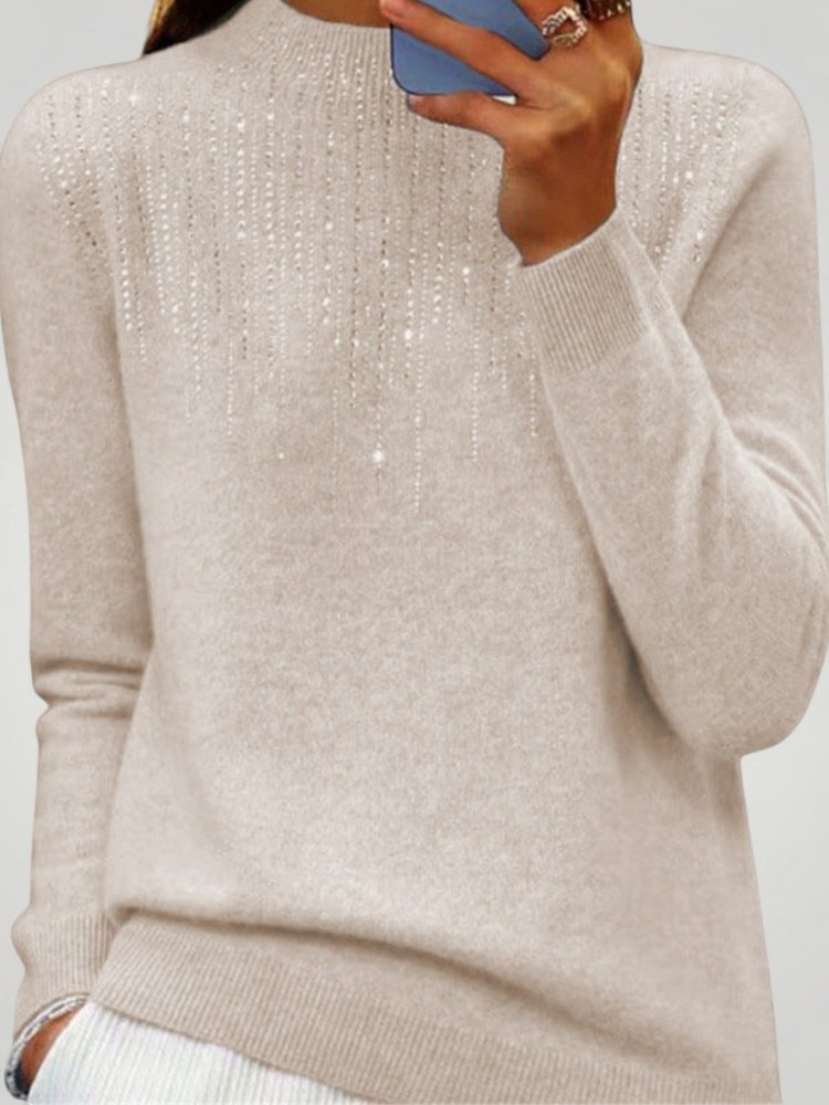 Annelie | Eleganten pulover z dolgimi rokavi za udobje in stil