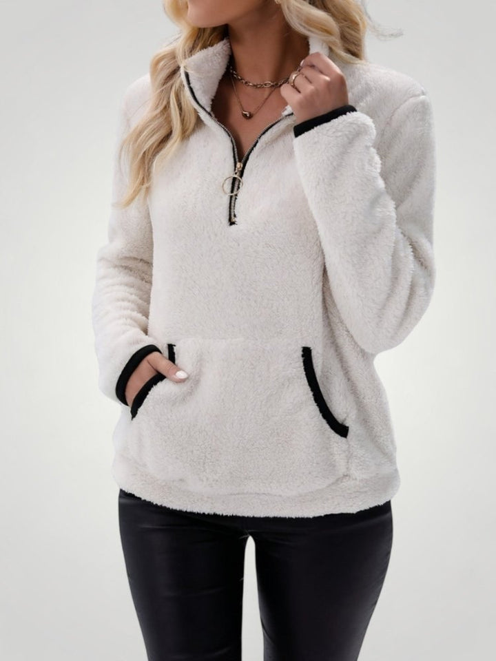 Gesina | Eleganten Pulover z Prakticnimi Žepi