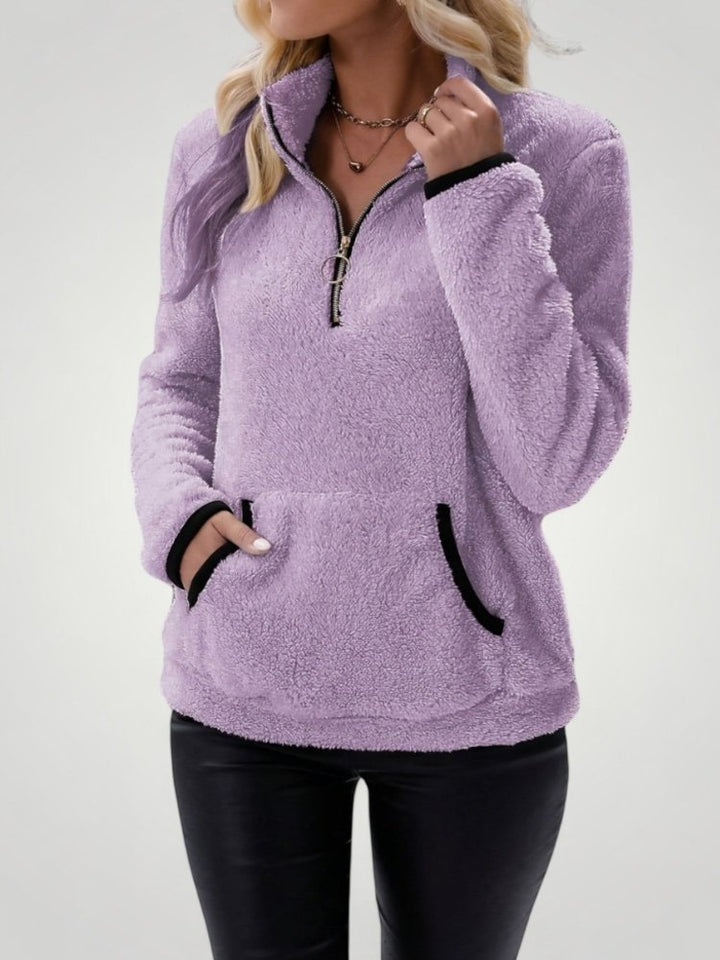 Gesina | Eleganten Pulover z Prakticnimi Žepi