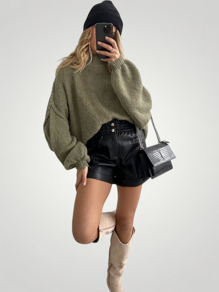 Annedore | Eleganten prevelik jesenski pulover z udobjem