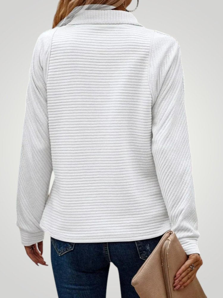 Aenne | Eleganten pulover z V-izrezom za dame z brezčasnim udobjem