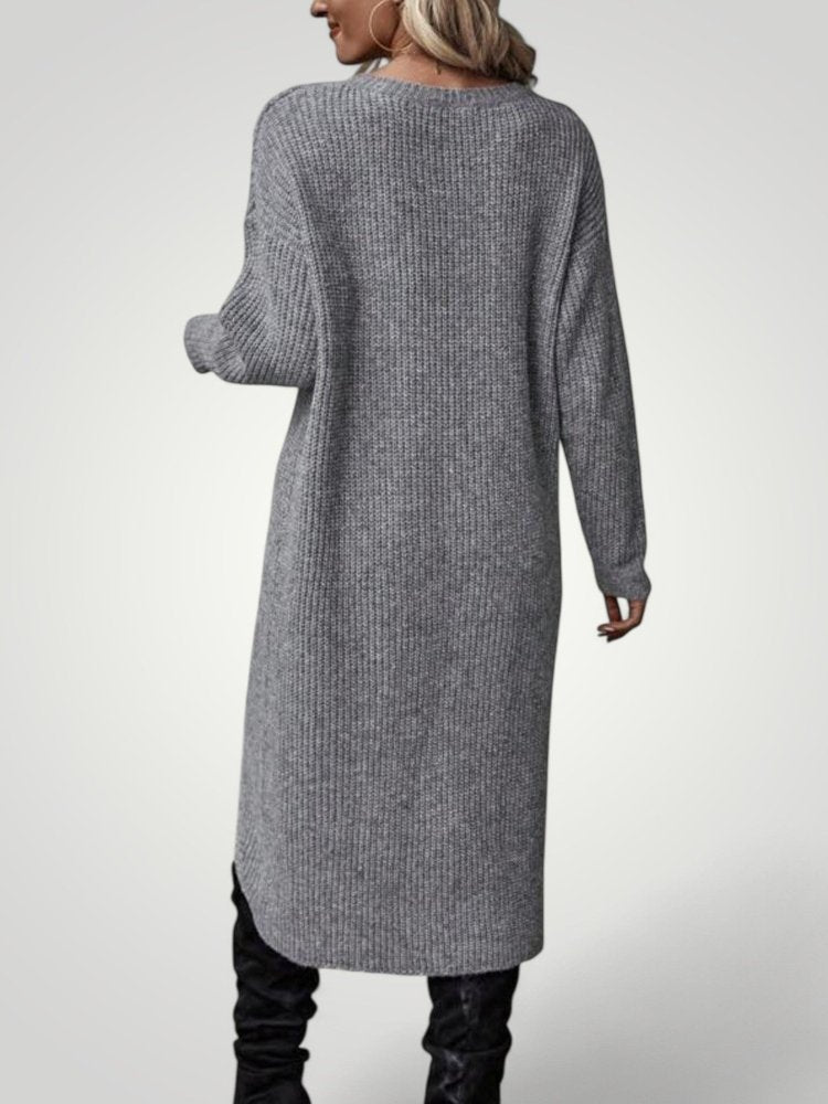 Xenia | Klasičen dolgi pulover za dame z udobnostjo