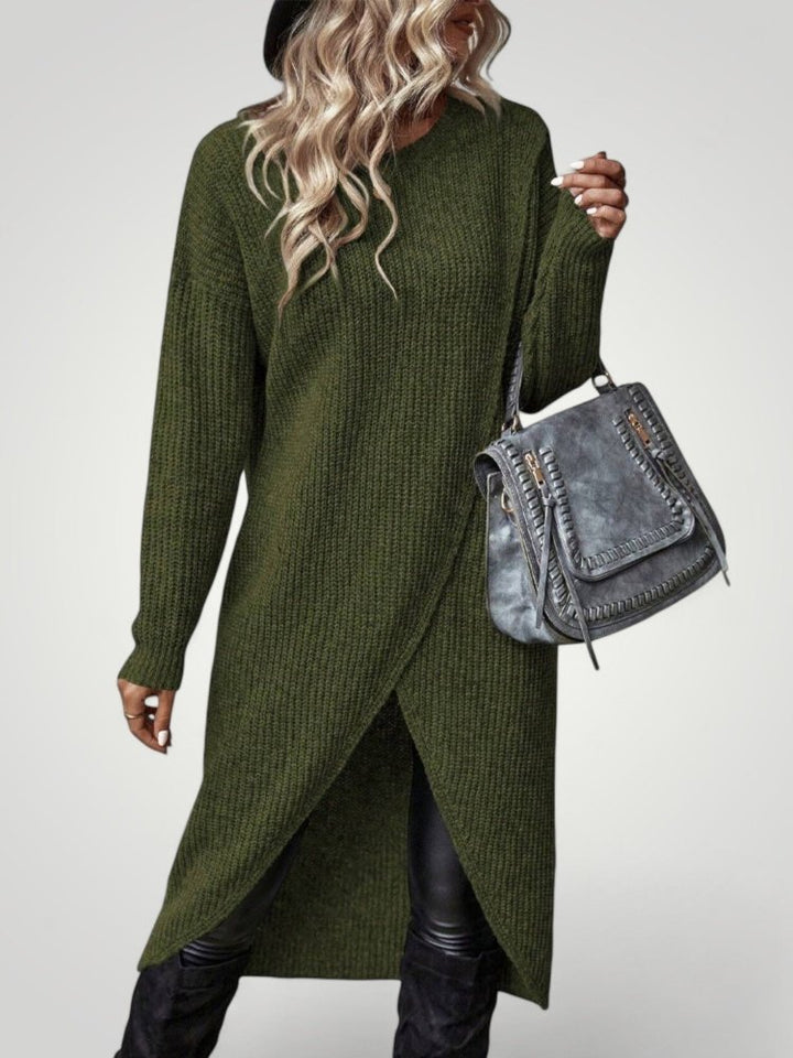 Xenia | Klasičen dolgi pulover za dame z udobnostjo