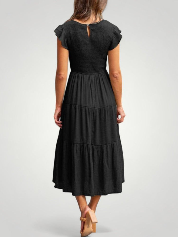 Cordula | Zračno Plisirano Poletno Obleko za Eleganten Dan