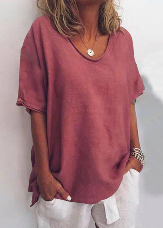 BLOUSE WITH ROUND NECK FOR WOMEN