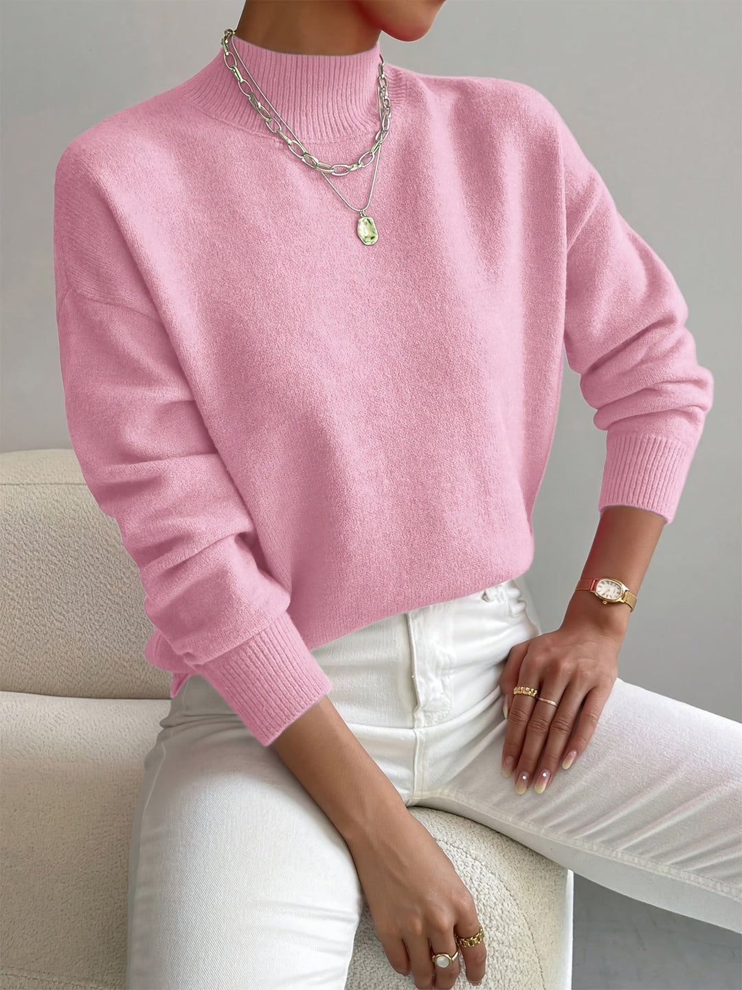 Marilena | Eleganten Pulover s Turtleneck
