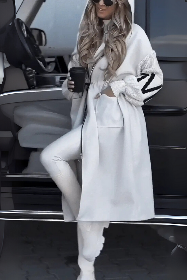 Rosalie | Eleganten plašč s kapuco