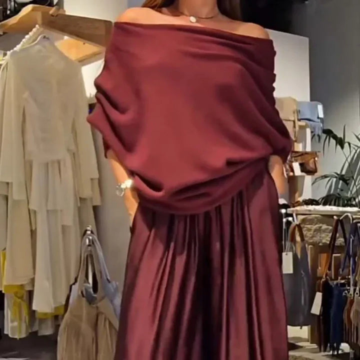 Gala – Eleganten komplet z odkritimi rameni