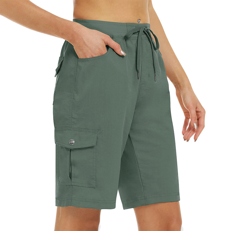 SHORT CARGO PANTS WITH QUICK DRYING FOR WOMEN
