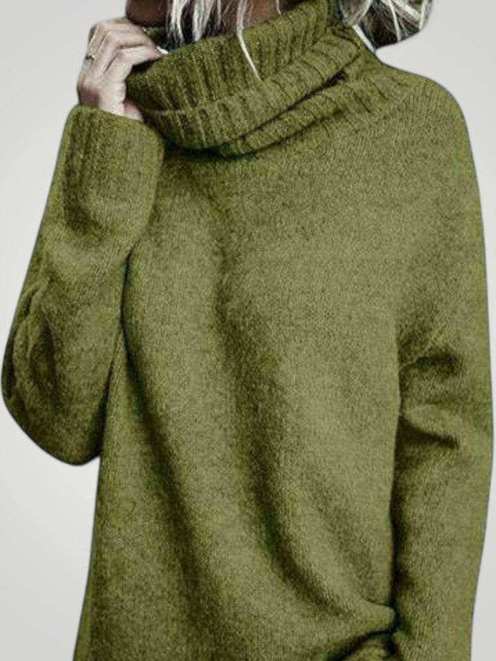 Ursina | Prevelik pulover z visokim ovratnikom za ženske - Stilski udobje