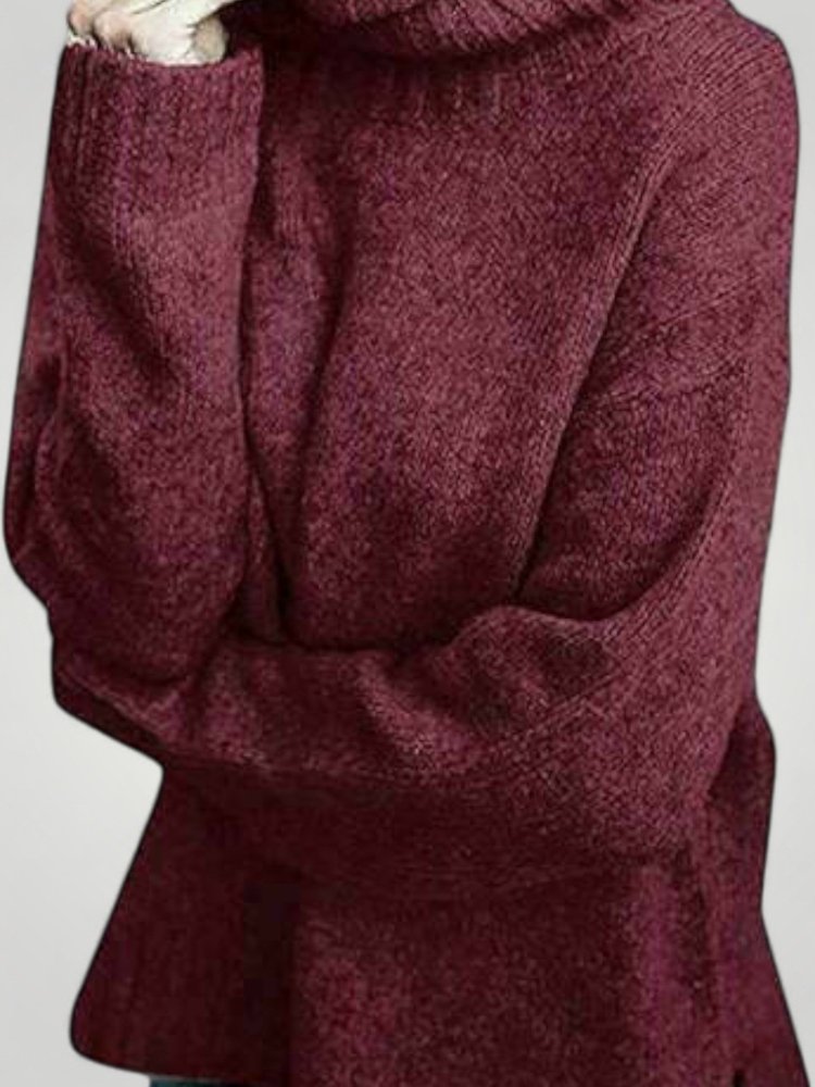Ursina | Prevelik pulover z visokim ovratnikom za ženske - Stilski udobje