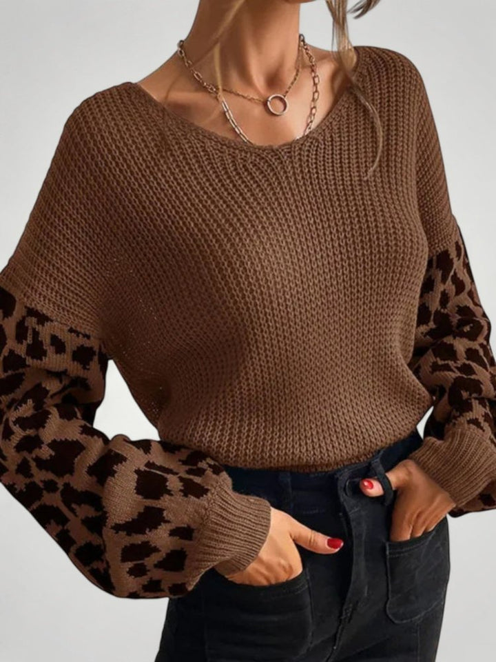 Amrei | Večfunkcionalni pleteni pulover za eleganco