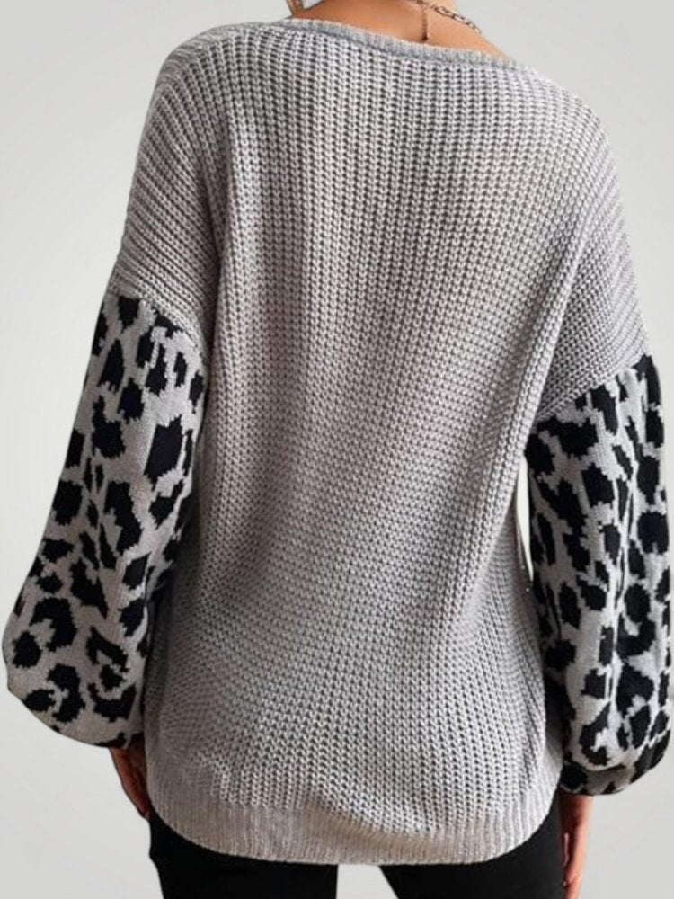 Amrei | Večfunkcionalni pleteni pulover za eleganco